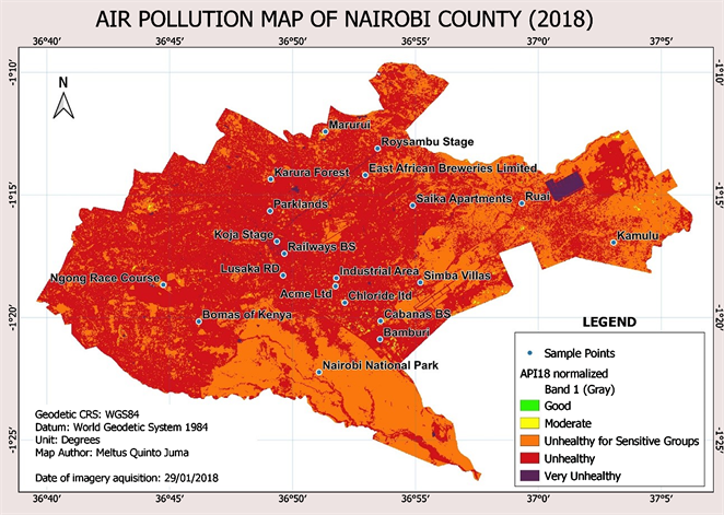 Predictive Modeling of Air Quality in Nairobi, Kenya